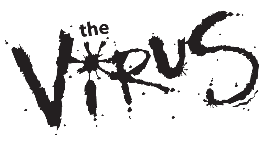 The virus radio logo vector